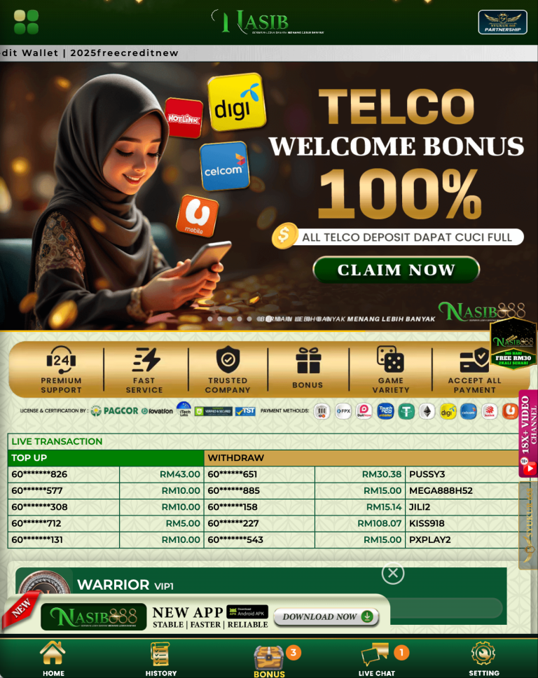 nasib888 website pic