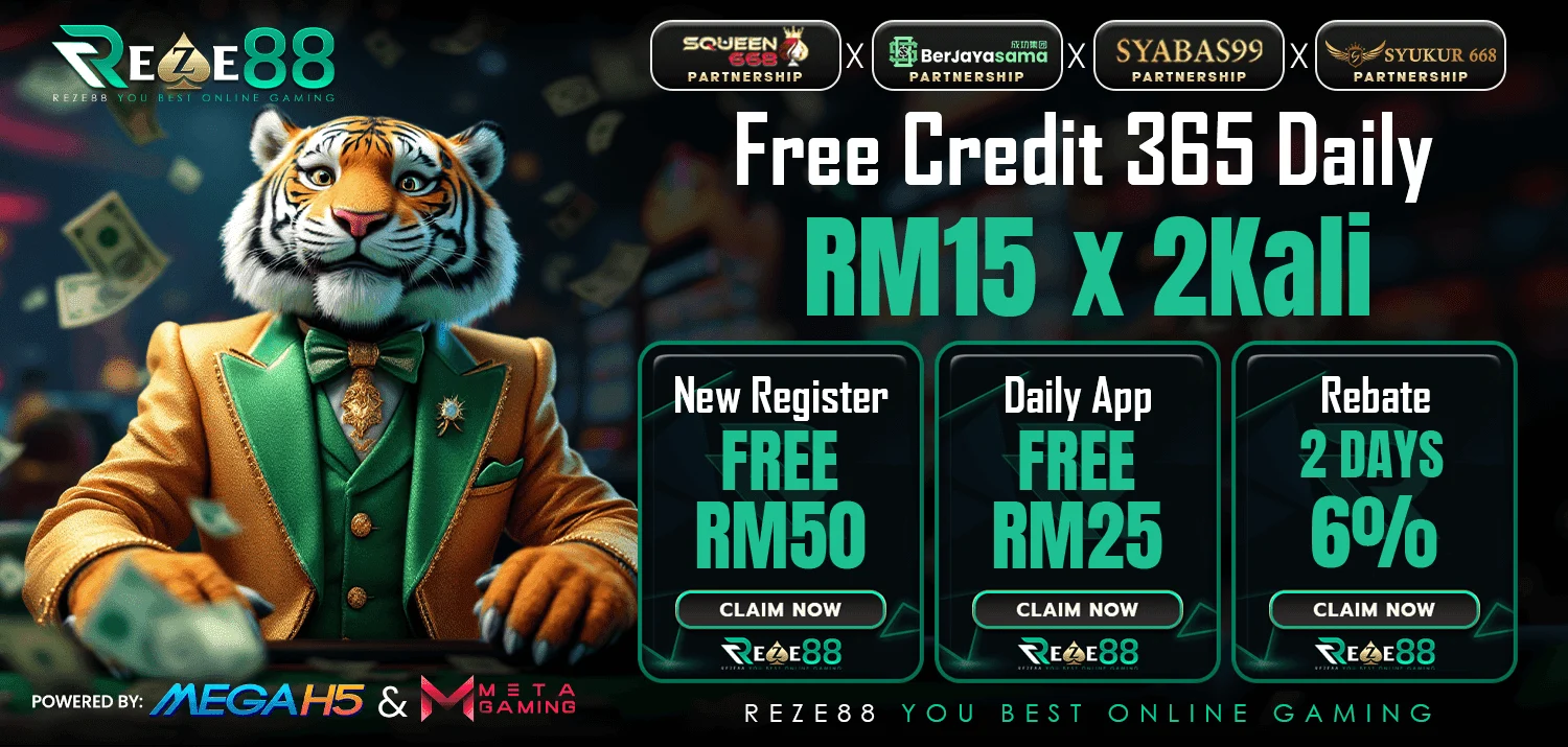 REZE88 New Register Free RM 50
